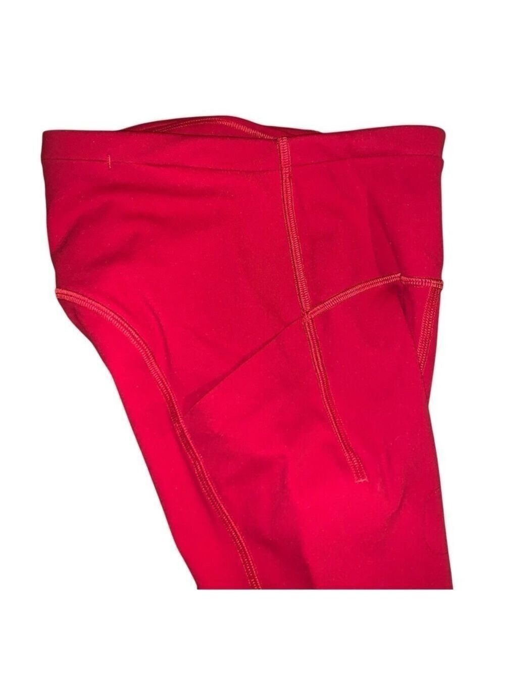 LULULEMON Dark Red Swift Speed High Rise Crop 21” size 0 - Picture 4 of 12